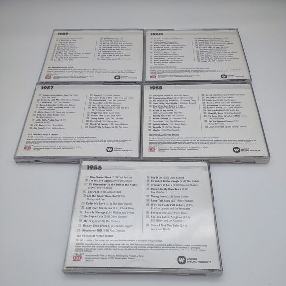 Time Life (5 CDs) The Rock 'n 'Roll Era 1956 1957 1958 1959 1960 - Picture 4 of 4